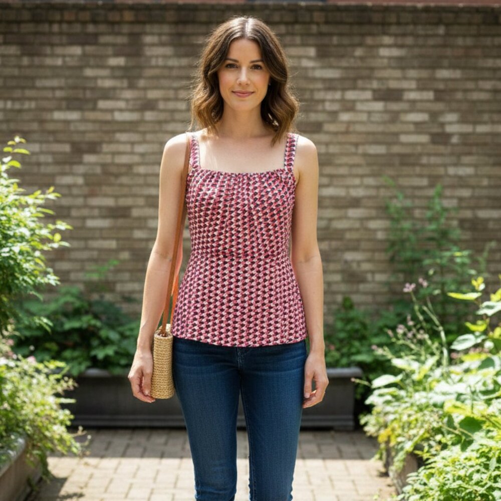 ⭐ CAbi Day Dream peplum tank top size 4